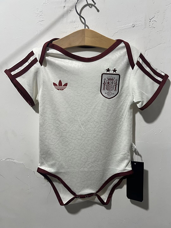 Spain 2026 Baby World Cup Away 2 Stars Soccer Jersey